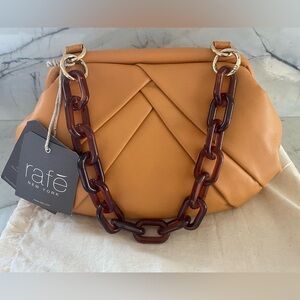 Rafe Pleated Frame Leather Clutch